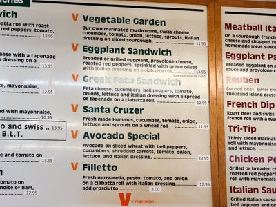 Zoccoli's Delicatessen menu 3